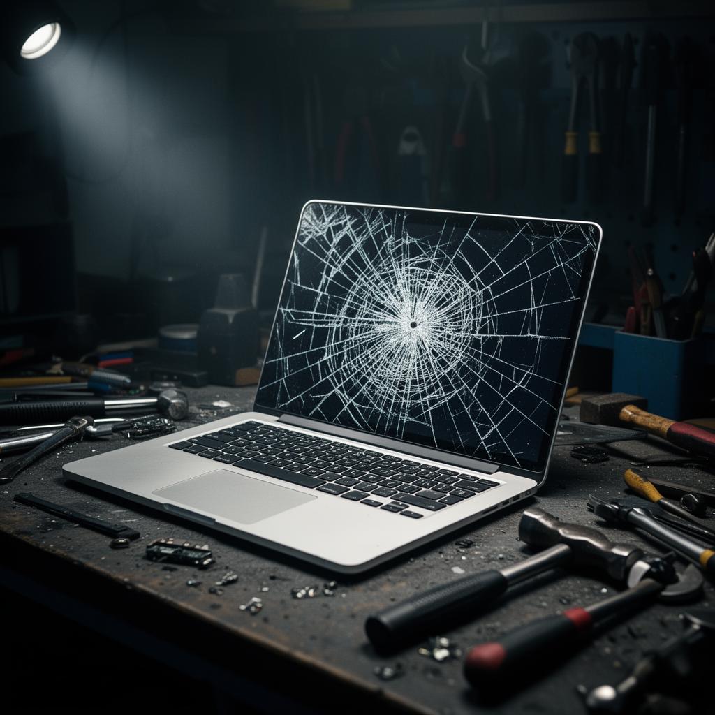 MacBook Screen vorher