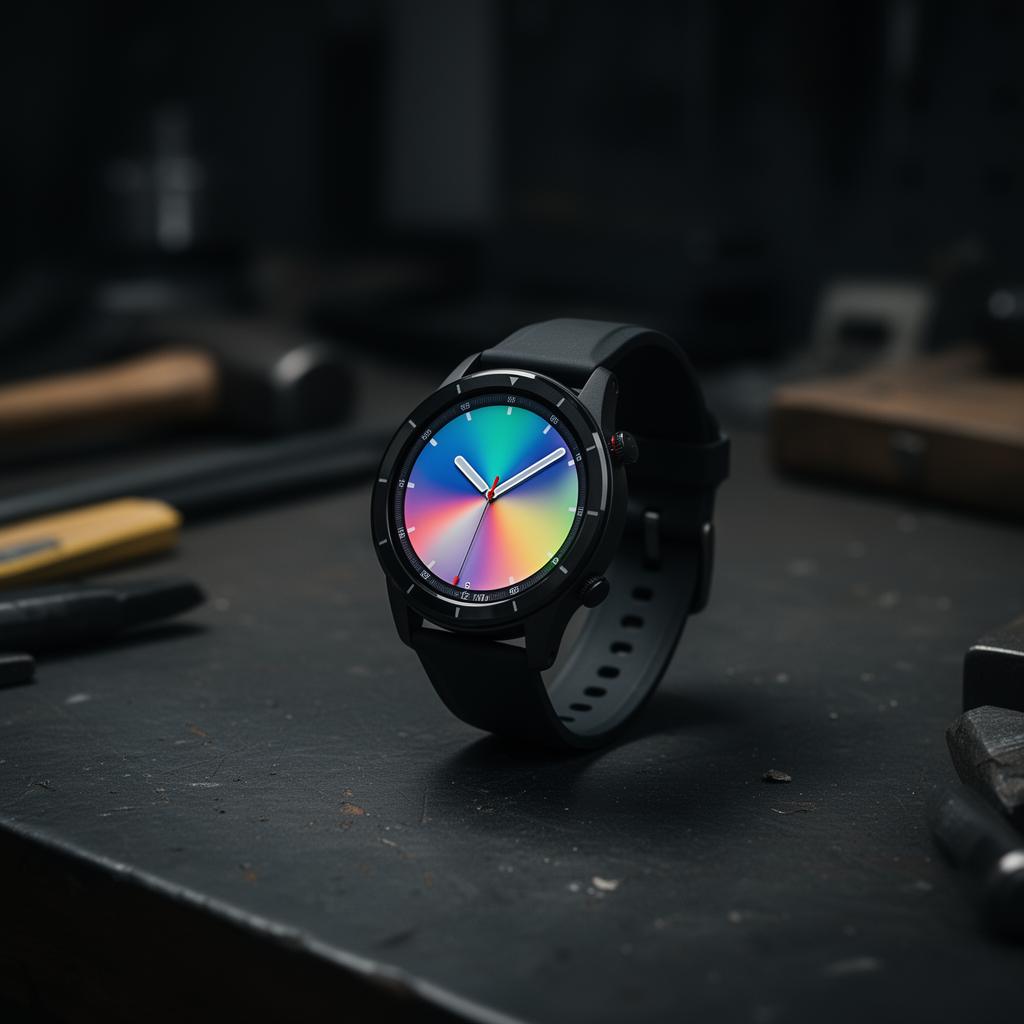 Smartwatch Glas nachher
